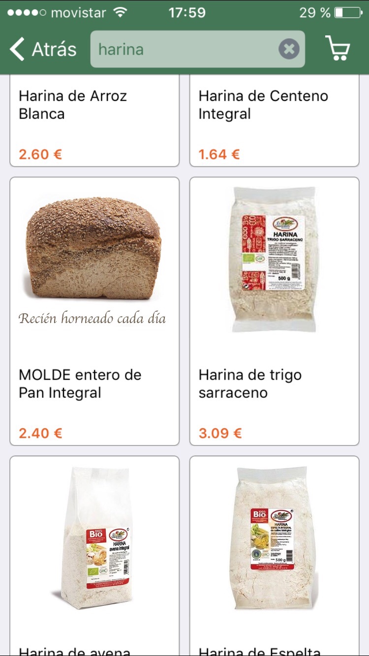 Harinas ecológicas - Enterbio